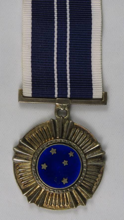 Southern Cross Medal Silver Number 3707 Full Size