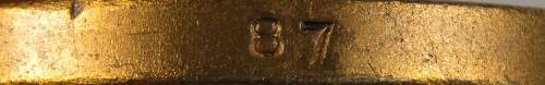 Jack Hindon Medal, Number 87, Full Size