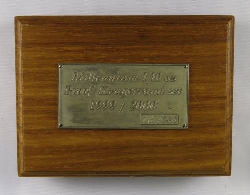 Millennium 1/10 Oz Proof Krugerrand Set 1999 & 2000 (Only 500 Sets Made)