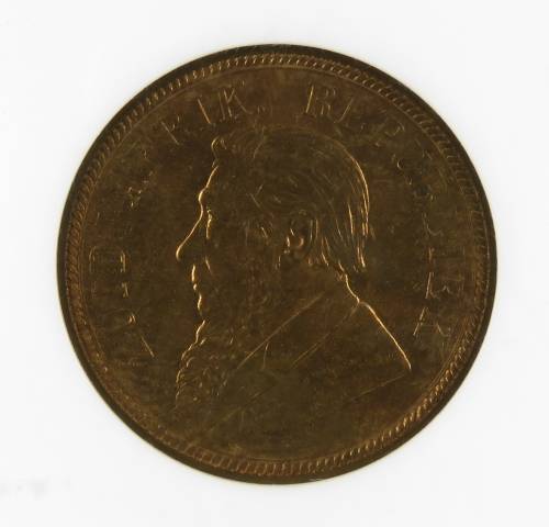 ZAR Kruger Penny 1898 NGC MS63RB