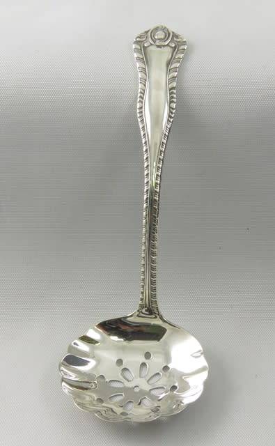 Vintage Silver Sugar Sifter Spoon - Levi & Salaman, Birmingham 1919