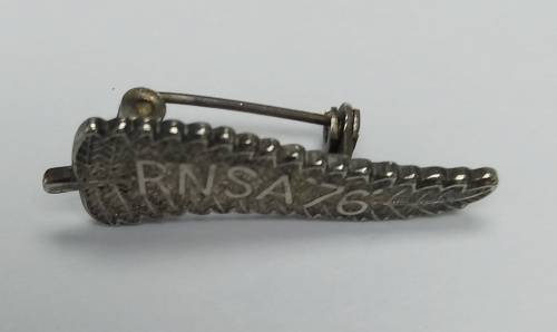 Vintage New Zealand Fern, Rugby 1976 Tour Badge