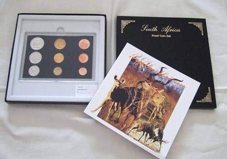 South Africa 2001 Proof Set In Original Box