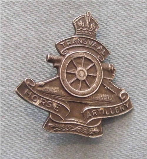 Transvaal Horse Artillery Silver Sweetheart Brooch