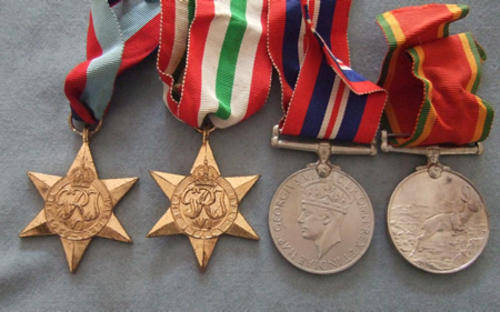 South Africa WW2 Group 611602 J.G. Wood Artillery