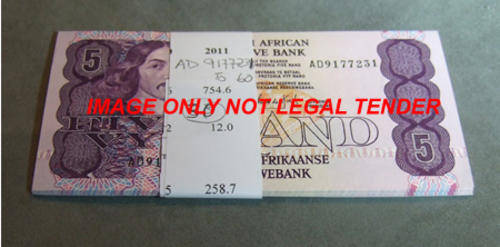 Run of 30 Notes R5 UNC G.P.C. De Kock