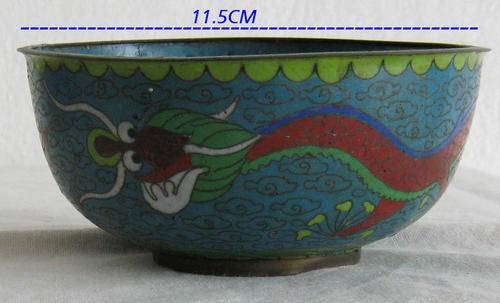 CHINESE CLOISONNE BOWL - CIRCA 1910