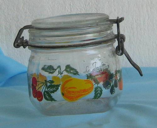 OLD FASHIONED JAM / PRESERVE JAR - LE FARFAIT MADE IN FRANCE