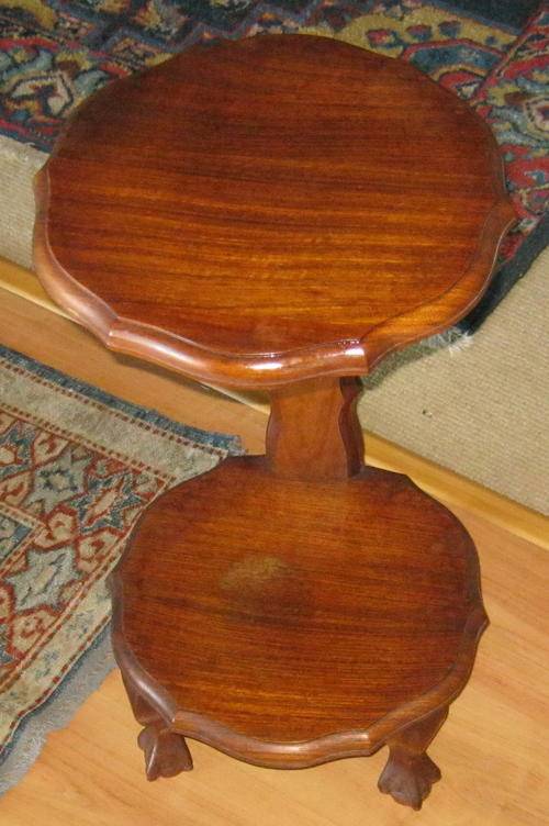 SIDE TABLE - BALL AND CLAW 2 TIER