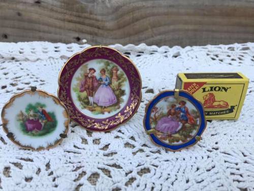 LIMOGES MINI PLATES x 2 and PRINTERS TRAY COLLECTION