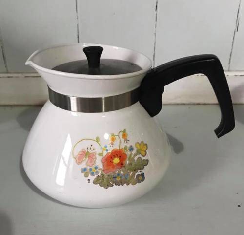 CORNING WARE TEAPOT - Rare Wildflower design