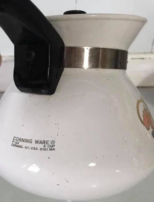 CORNING WARE TEAPOT - Rare Wildflower design