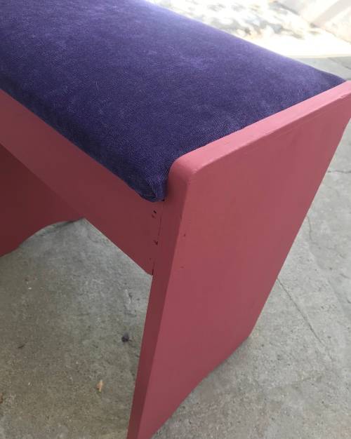 RETRO STORAGE / DRESSING TABLE STOOL