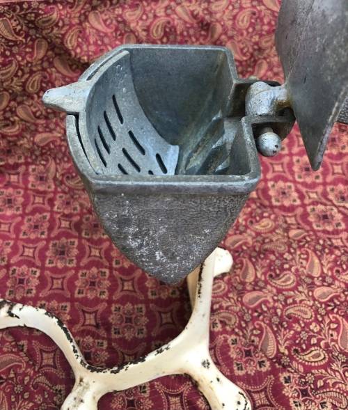 VINTAGE POTATO RICER rare with a stand