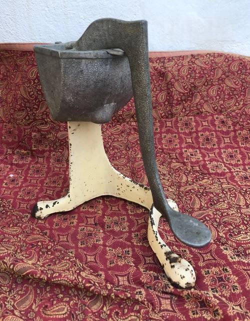 VINTAGE POTATO RICER rare with a stand