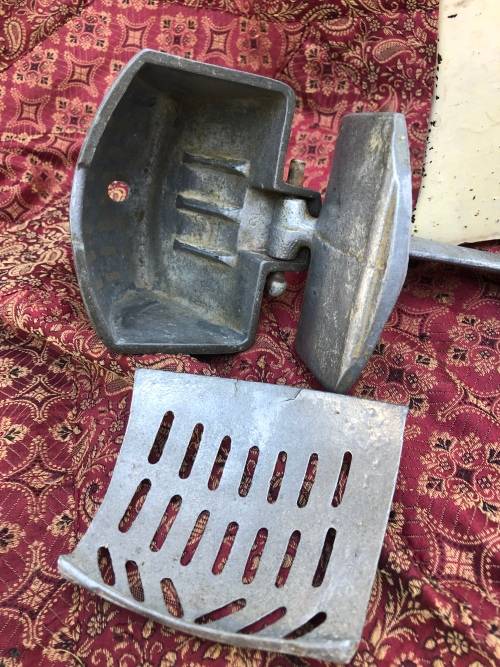 VINTAGE POTATO RICER rare with a stand
