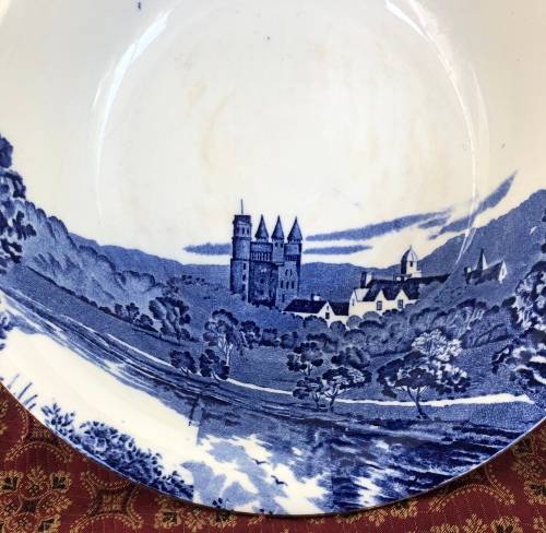 BURLEIGH WARE SERVING DISH Britain Beautiful Balmoral Castle