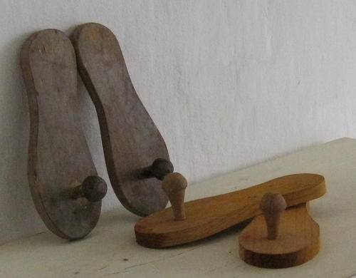 WOODEN SHOE MOULDS!!...HOOKS
