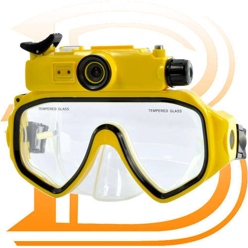 Underwater Scuba Mask with HD 720P DVR Digital Camera