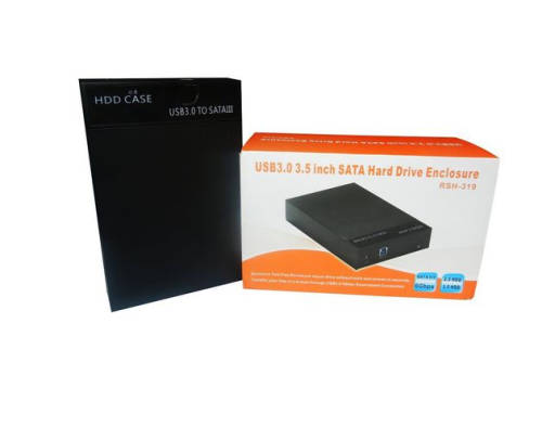 USB Inch SATA Hard Drive Enclosure - Black