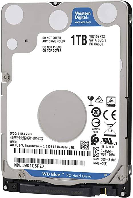Western Digital 1Tb Internal Hard Drive WD10SPZX