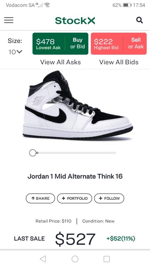 Nike Air Jordan 1 Mid Think 16 (Investment opportunity)