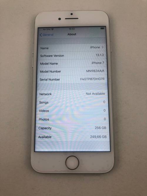 Apple iphone 7 256gb Silver