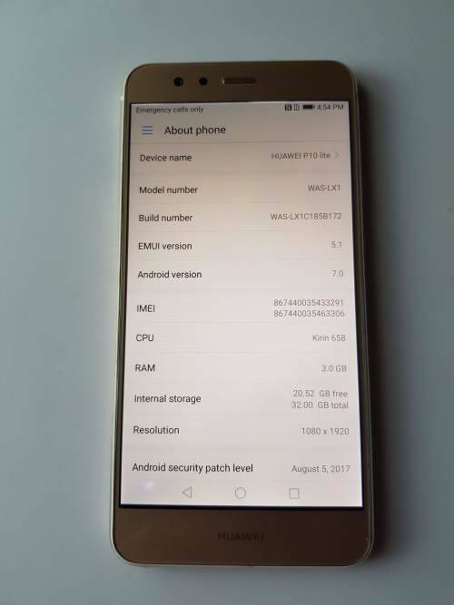 Huawei P10 lite Gold 32gb