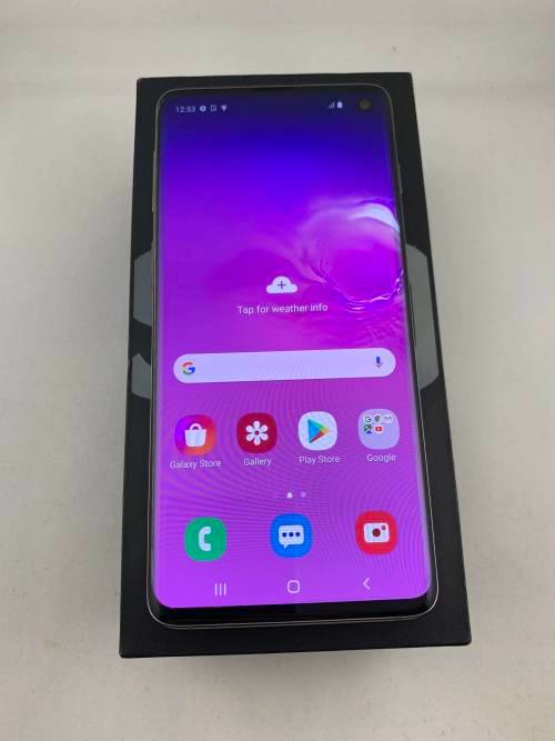 Samsung S10 Dual Sim Black in Box like new