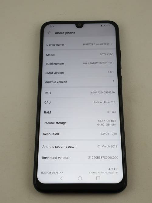 Huawei Psmart 2019 Black 64gb