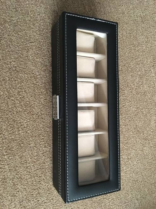 6-slot watch box