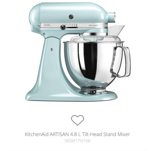 Kitchen Aid Artisan-4.8L Tilt-Head Stand Mixer