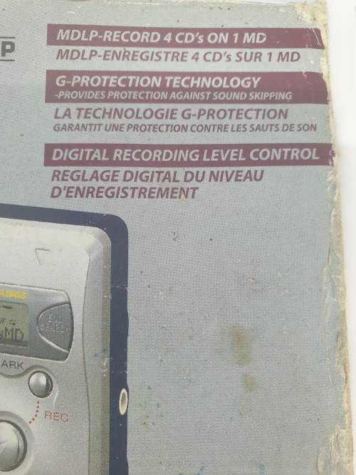 Sony MZ-R501 Silver Recordable MiniDisc Walkman****VERY RARE ***