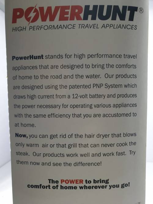 High Performance 12 Volt Sandwich Maker