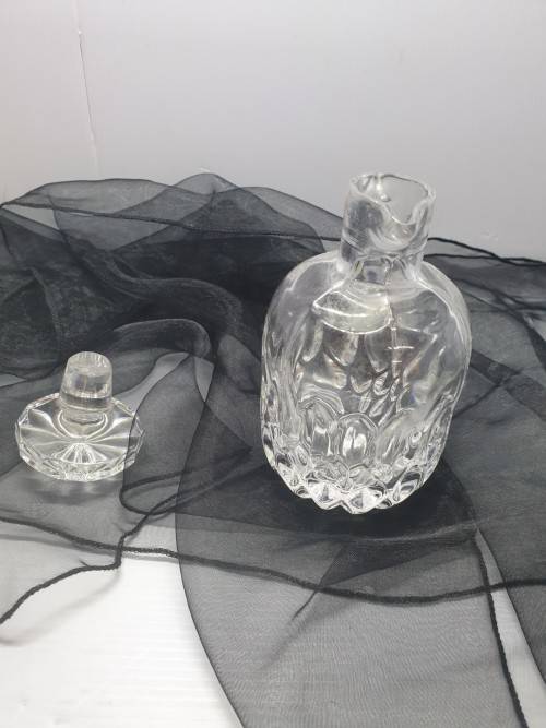 Vintage Pressed glass vinegar pourer...STUNNING !!!