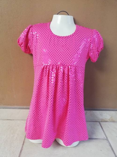 Cute Sparkly Girls Top Age 7 years