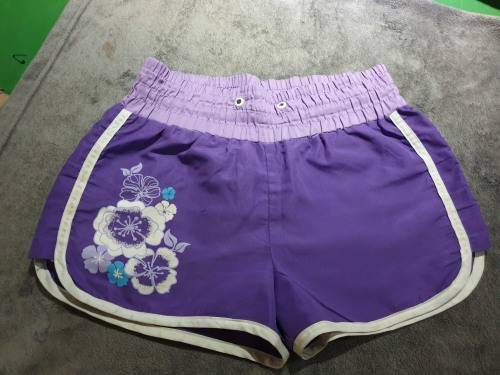 Girls Purple Swim-shorts Age 13-14 Years