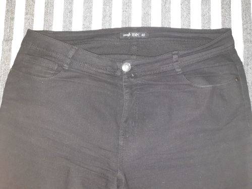 AS NEW!! Ladies Black `Image` Jeans Size 40