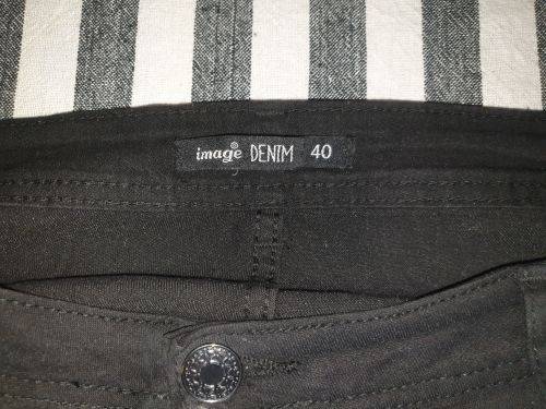 AS NEW!! Ladies Black `Image` Jeans Size 40