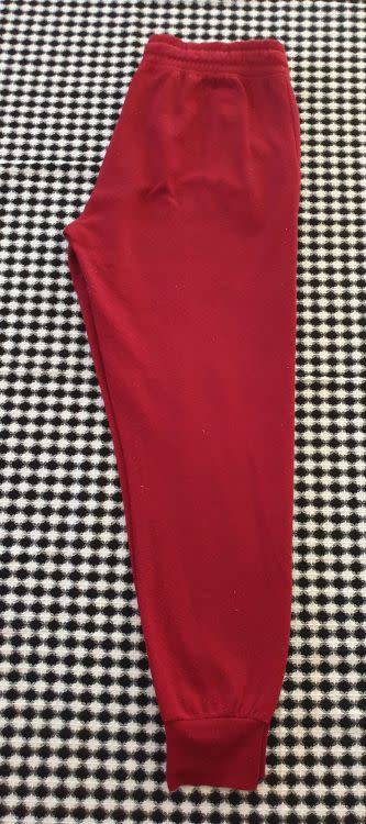 Ladies Maroon `RT` Tracksuit Pants Size 14 / 38