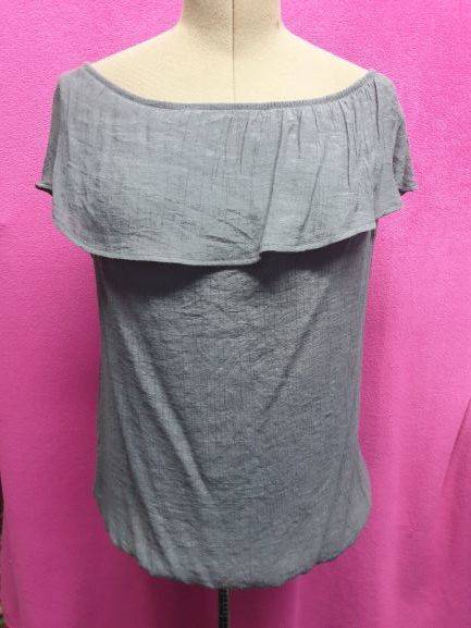 AS NEW!! Ladies Grey `Merien Hall` Blouse Size 18