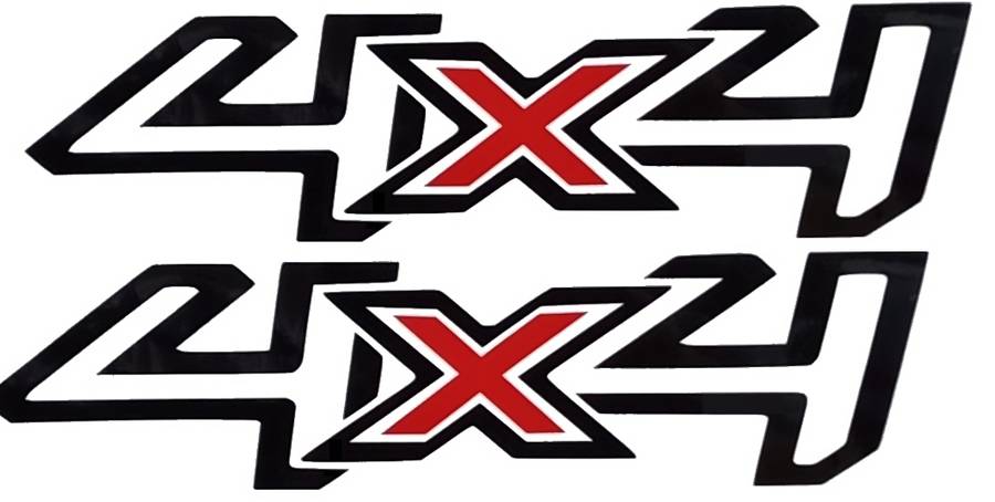 4x4 Bakkie stickers set