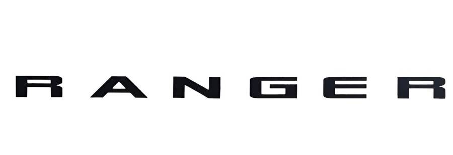 Ranger Tailgate sticker - Compatible with all rangers with indented tailgates
