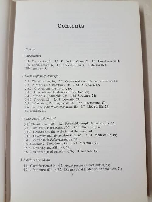 Palaeozoic Fishes - by J. A. Moy-Thomas Miles. "Dr J.W.A van Heerden's Museum Copy"