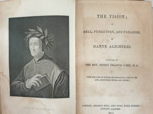 *1889* The Vision or Hell, Purgatory and Paradise of Dante Alighieri - The Rev. H.F. Cary
