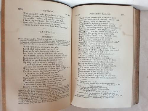 *1889* The Vision or Hell, Purgatory and Paradise of Dante Alighieri - The Rev. H.F. Cary