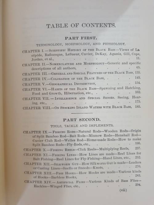 1881/1987. BOOK OF THE BLACK BASS. (Facsimile Copy) James A. Henshall.