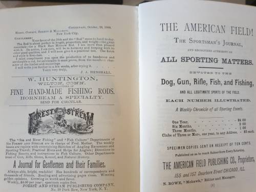 1881/1987. BOOK OF THE BLACK BASS. (Facsimile Copy) James A. Henshall.