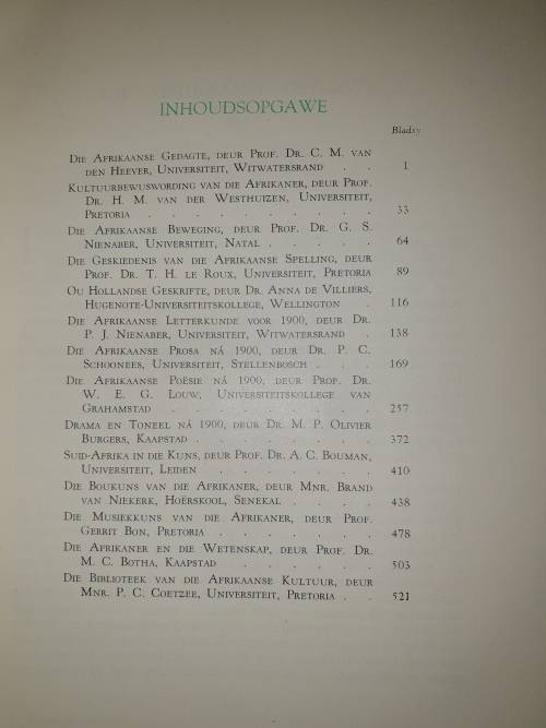 Kultuurgeskiedenis van die Afrikaner. Volledig in 3 Volumes. A4 grootte, swaar stel.