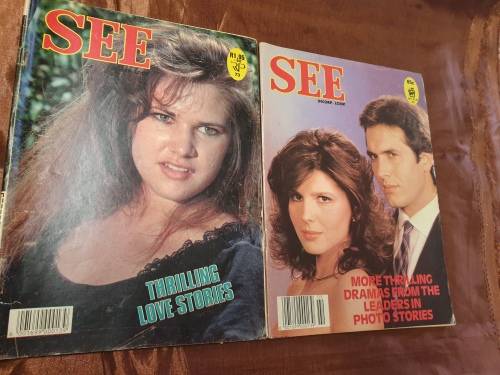 10 x Vintage A4 `SEE` Photo Magazines. All in one lot!!